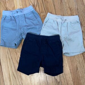 3! Crewcuts Gray, Navy, and Khaki Shorts